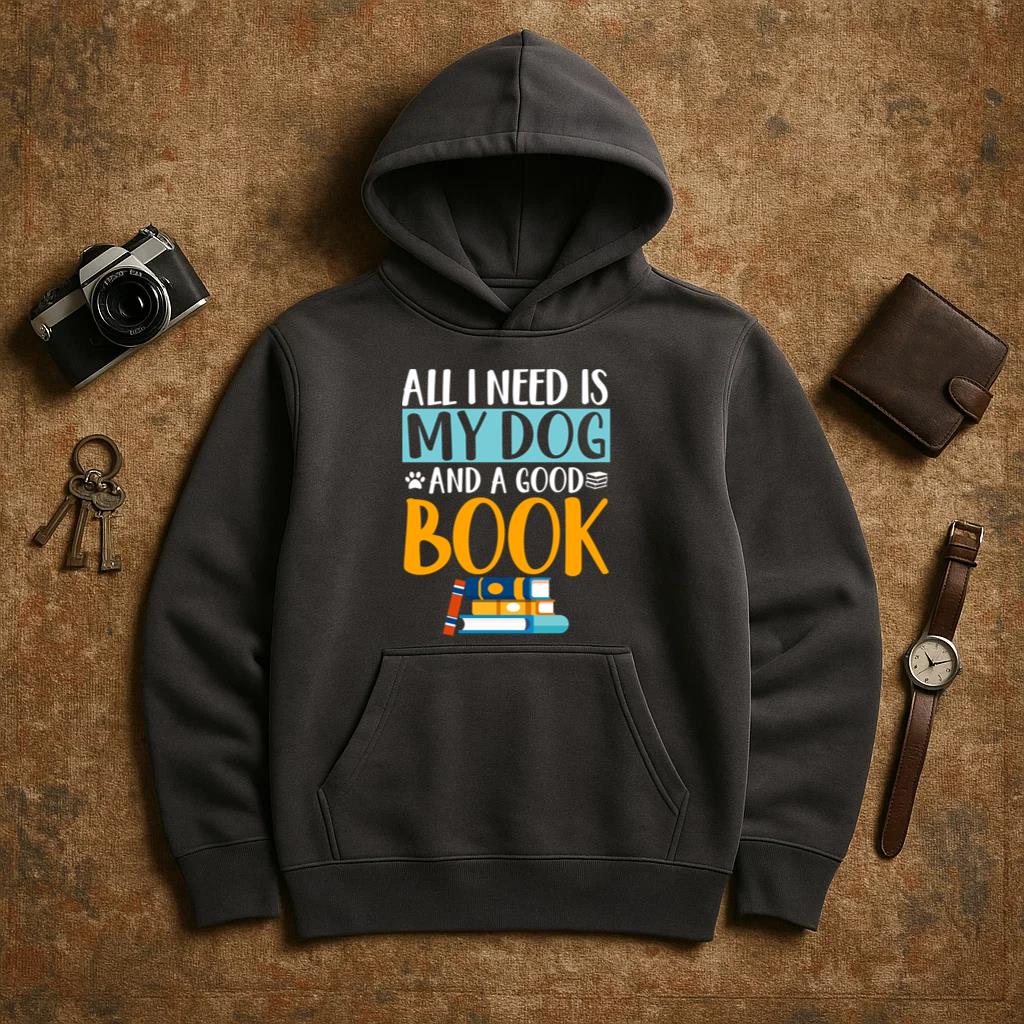All I Need Dog Good Book Hoodie