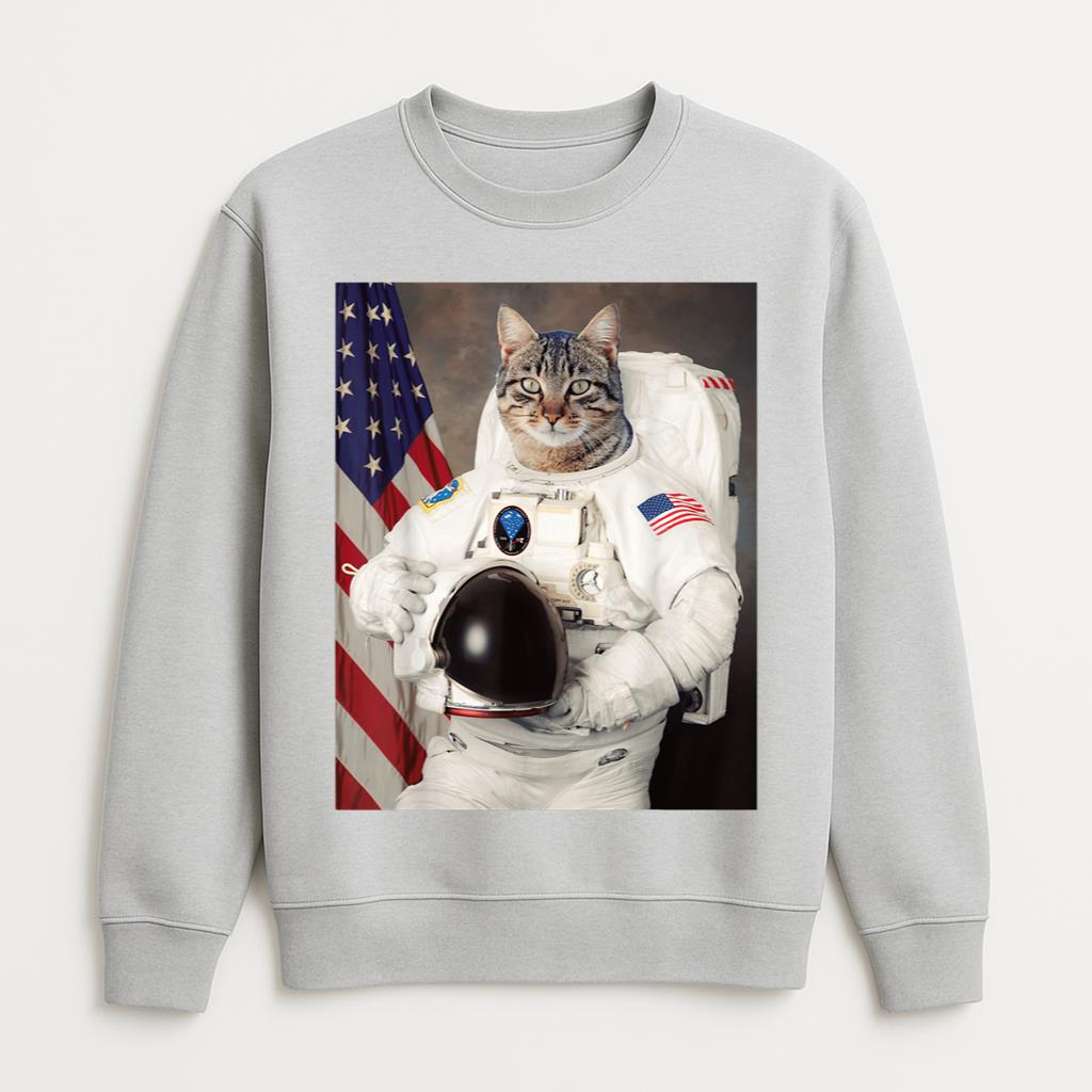Astronaut Cat In Space Suit Sweatshirt