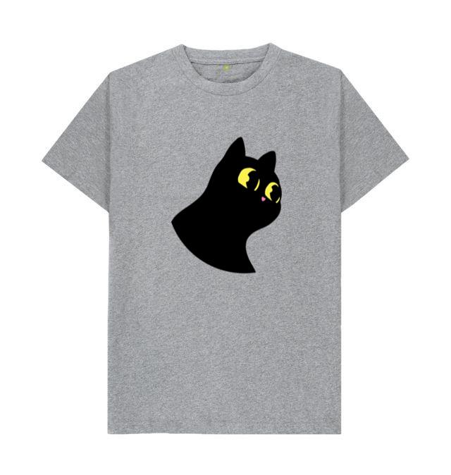 Black Cat Cute Cartoon T-Shirt