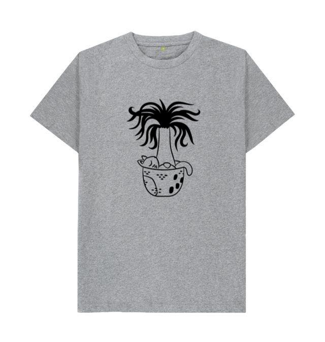 Cat Resting In A Plant Pot T-Shirt