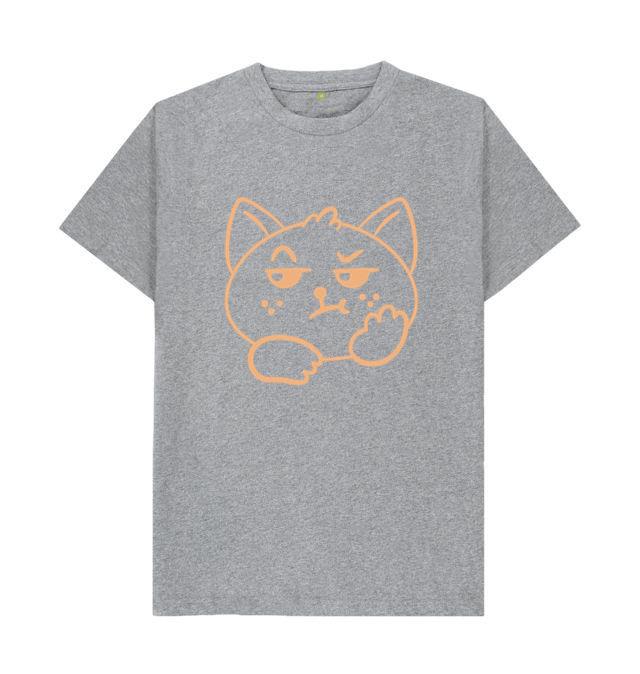 Cat With An Angry Expression On Its Face T-Shirt