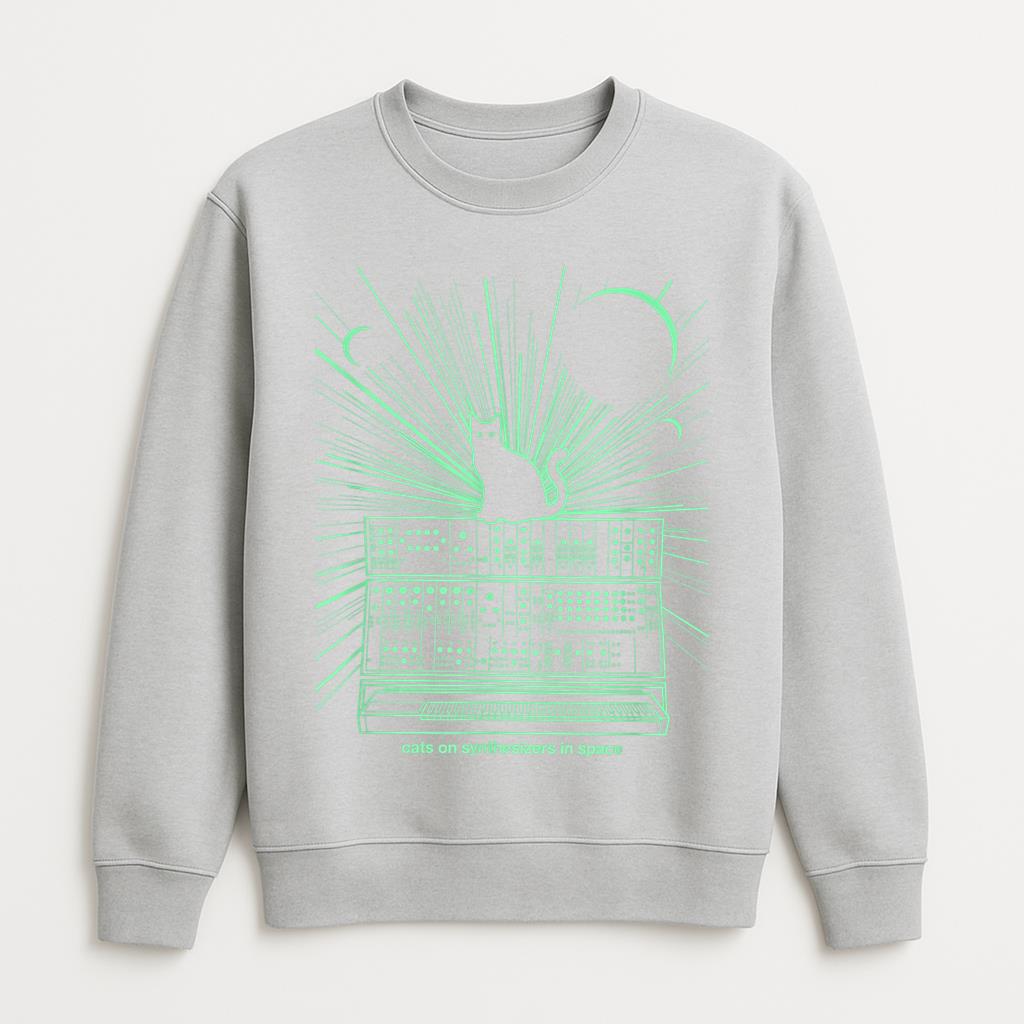 Cats On Synthesizers In Space Sweatshirt