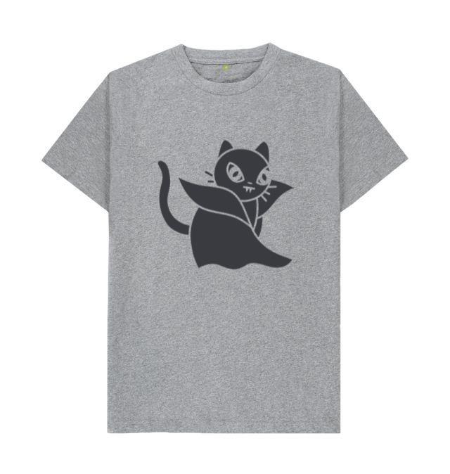 Cute Black Cat With Fangs T-Shirt