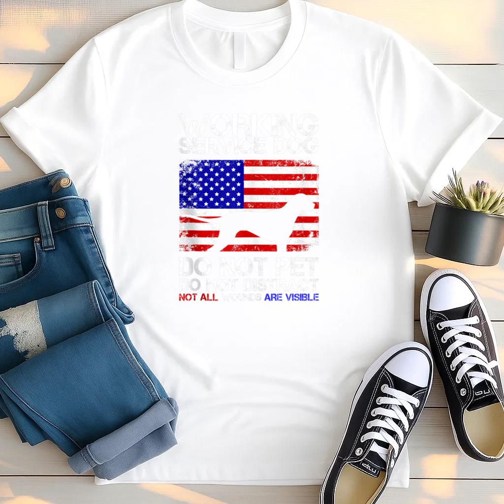 PTSD Awareness Service Dog Assistant K9 T Shirt