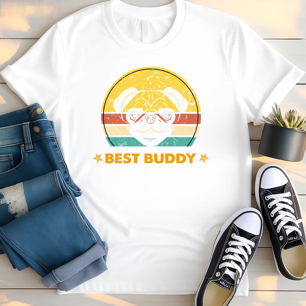 Pug Dog Best Buddy T Shirt