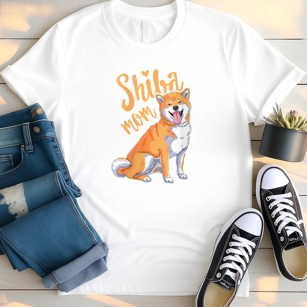 Shiba Inu Mom Dog T Shirt